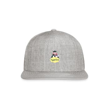Congrats designed for you love gift for every one - Snapback Baseball Cap - heather gray - Front