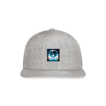 Bubble of life - Snapback Baseball Cap - heather gray - Front