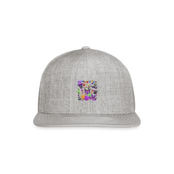 Carnival Elements - Snapback Baseball Cap - heather gray - Front