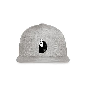 Dark Angel - Snapback Baseball Cap - heather gray - Front