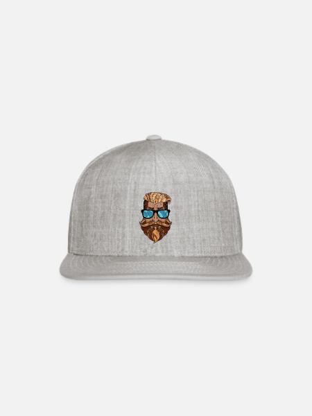 Hipster Vibes - Stylish Trendsetter - Snapback Baseball Cap - heather gray