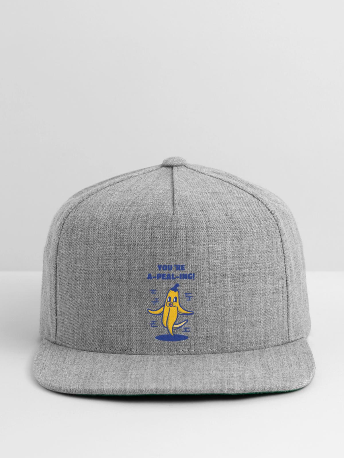 So Appealing - Snapback Baseball Cap - heather gray - Front