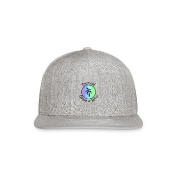 Tropical State Of Mind - Snapback Baseball Cap - heather gray - Front