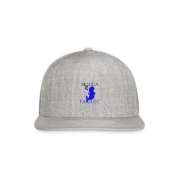 Marine Conservation - Snapback Baseball Cap - heather gray - Front