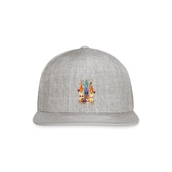 Haunted Wax Parade - Snapback Baseball Cap - heather gray - Front