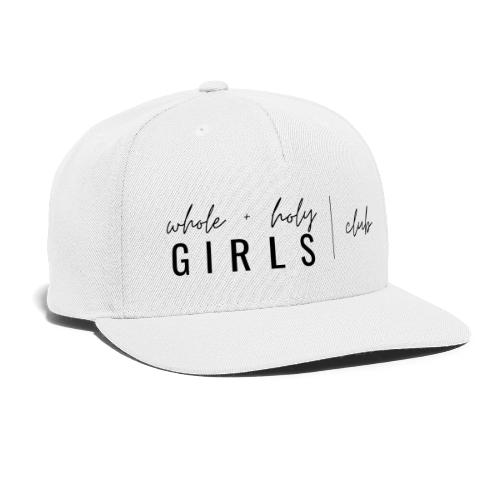 WHGC (Black) - Snapback Baseball Cap