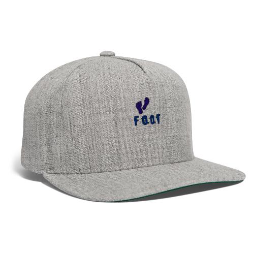 Foot 👣🦶👣👣👣 design - Snapback Baseball Cap