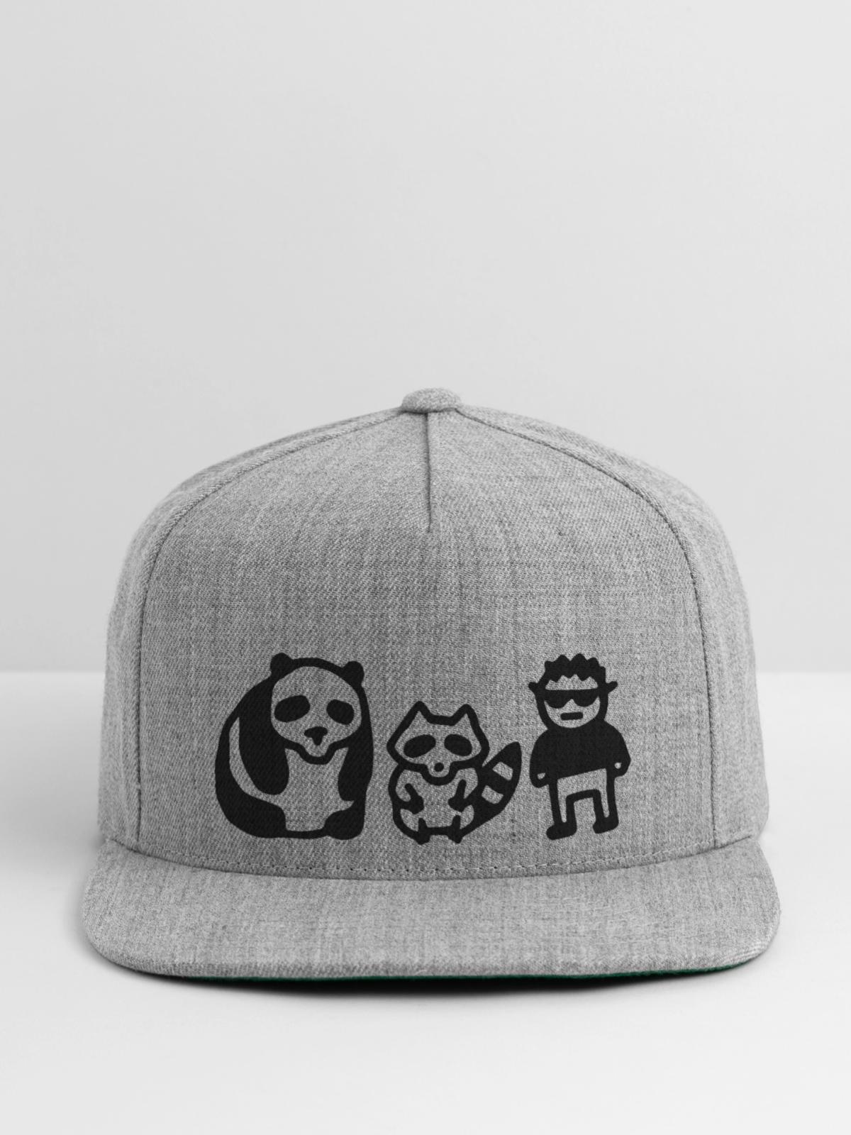 So Cool - Snapback Baseball Cap - heather gray - Front