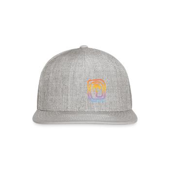 Cool Mallorca Majorca Spain Palm Tree Souvenir - Snapback Baseball Cap - heather gray - Front