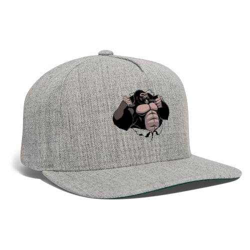 Chest Beating Beat Your Ads Gorilla Style - Snapback Baseball Cap