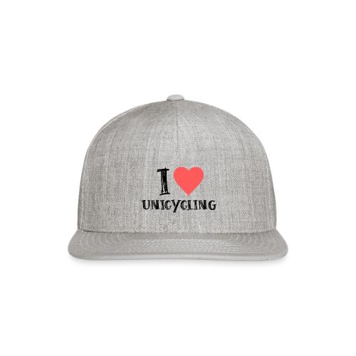 I Love Unicycling / Balance Mode Activated - Snapback Baseball Cap