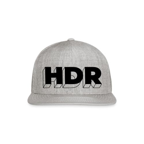 Tech Steve Black HDR Collection - Snapback Baseball Cap