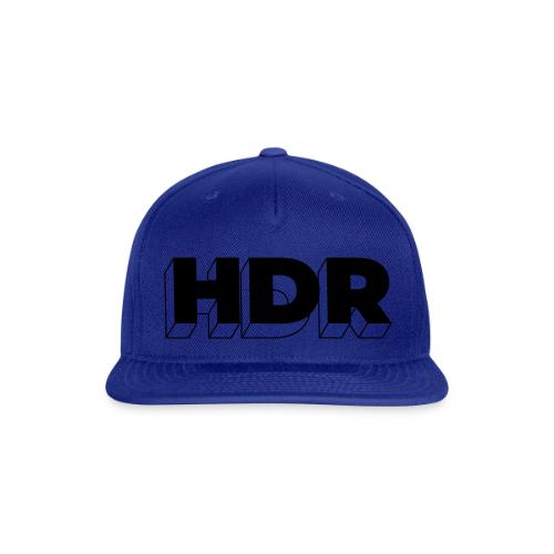 Tech Steve Black HDR Collection - Snapback Baseball Cap