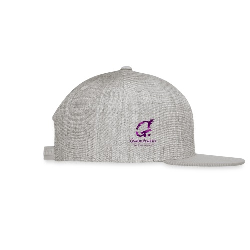 Full Graham Academy Logo - Purple - Snapback Baseball Cap