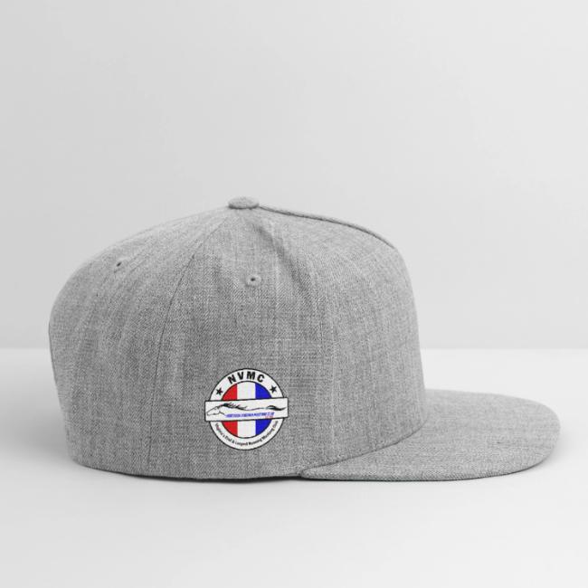 Circle logo on white with black border