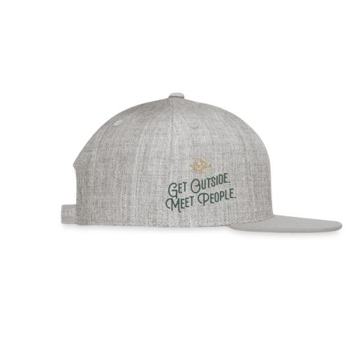 Get Out. Meet People. Simplified - Snapback Baseball Cap