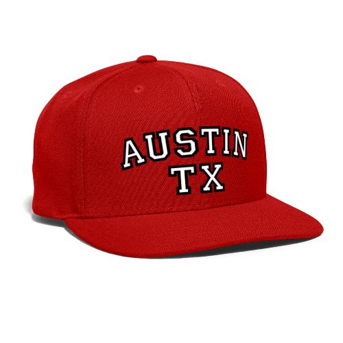 Austin TX (Rounded) - Snapback Baseball Cap