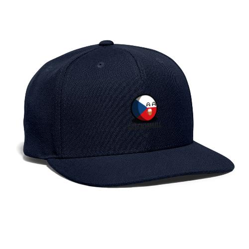 Czechianball holding a beer with text! - Snapback Baseball Cap