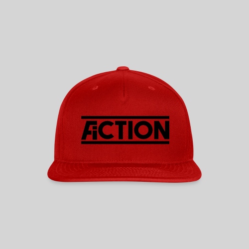 Action Fiction Logo (Black) - Snapback Baseball Cap