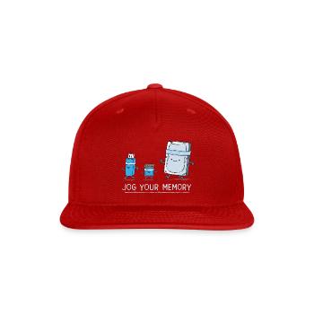 Software Engineer IT Support Your Memory Gym - Snapback Baseball Cap - red - Front
