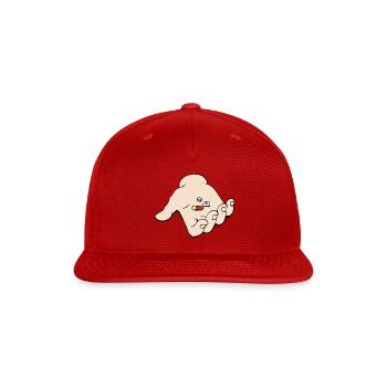 Pill Palette Hand - Snapback Baseball Cap - red - Front