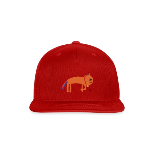 Orange unicorn - Snapback Baseball Cap