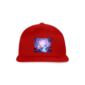 Lunar Haven - Snapback Baseball Cap - red - Front