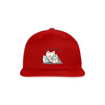 I am very busy today - Snapback Baseball Cap - red - Front