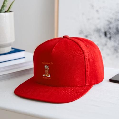 Underestimate Me BRN Ltrs - Snapback Baseball Cap