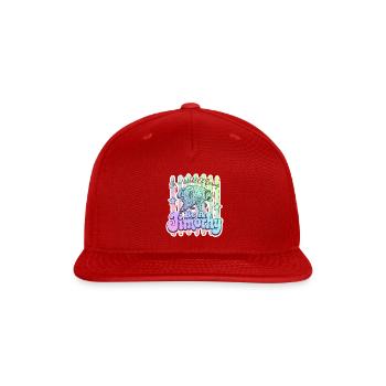 Be A Timothy Pastel Bear - Snapback Baseball Cap - red - Front