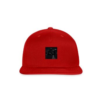 Reminder text - Snapback Baseball Cap - red - Front