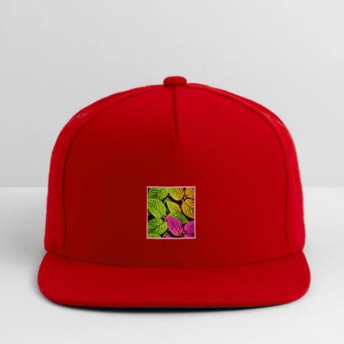 Stunning Neon Leaves Pattern - Snapback Baseball Cap