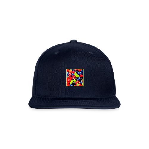 Colorful Berry Medley Design - Snapback Baseball Cap