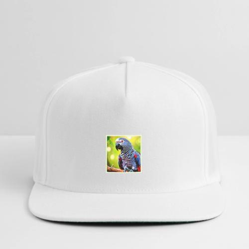 Talking African Grey Parrot - Snapback Baseball Cap