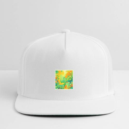 Tropical Foliage Abstract - Snapback Baseball Cap