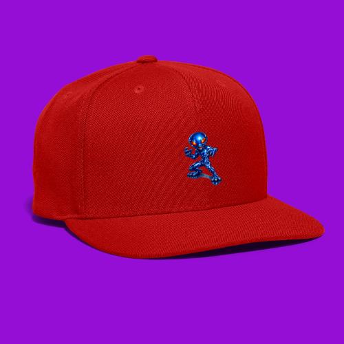 Angry Blue Alien - Snapback Baseball Cap