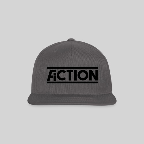 Action Fiction Logo (Black) - Snapback Baseball Cap