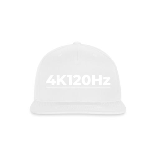 White 4K120Hz Collection - Snapback Baseball Cap