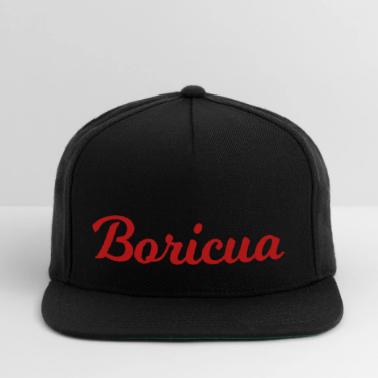 Puerto Rico PR Embroidered Cotton Cap - Black, One Size Fits Most, Brushed Twill, Adjustable Strap - View #5