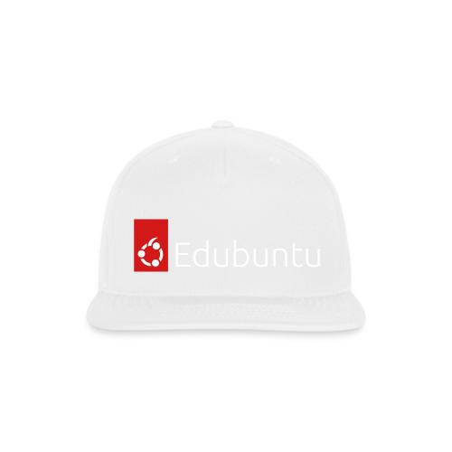 Edubuntu Logo 2023 - White - Snapback Baseball Cap