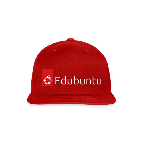 Edubuntu Logo 2023 - White - Snapback Baseball Cap