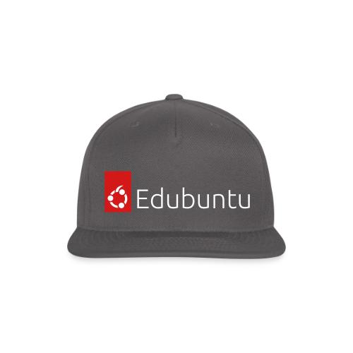 Edubuntu Logo 2023 - White - Snapback Baseball Cap