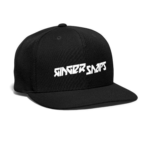 Ginger Snap5 logo (one line white) - Snapback Baseball Cap