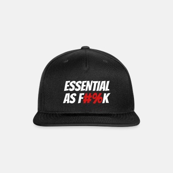 Essential As F#%k - Snapback Baseball Cap