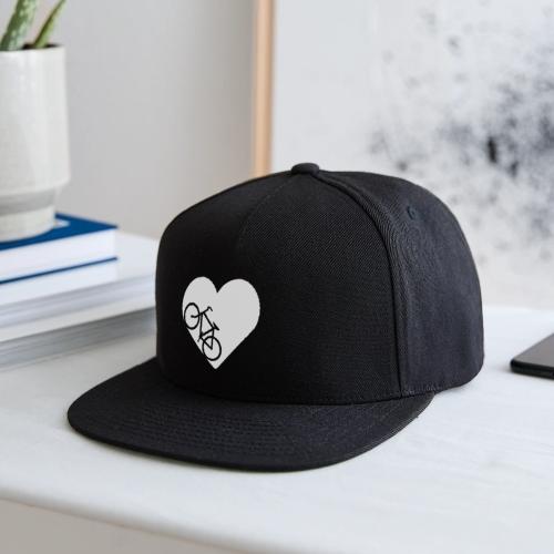 Bike in heart - Snapback Baseball Cap