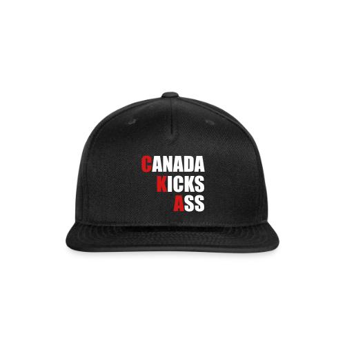 Canada Kicks Ass Vertical - Snapback Baseball Cap