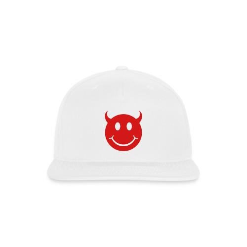 Smiley Devil Face - Snapback Baseball Cap