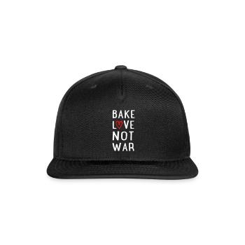 baking - Snapback Baseball Cap - black - Front