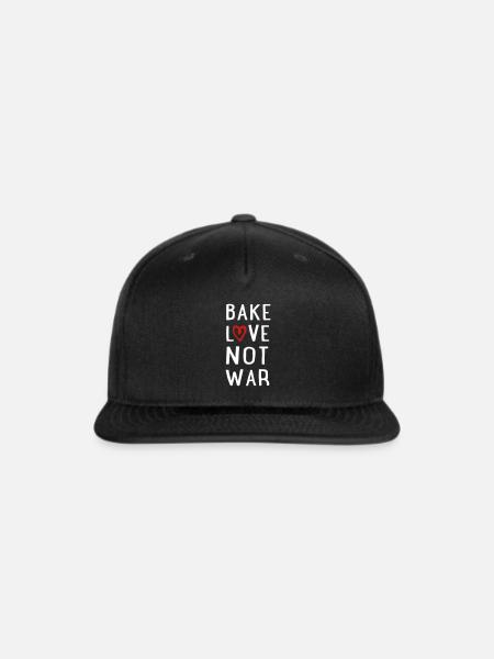 baking - Snapback Baseball Cap - black