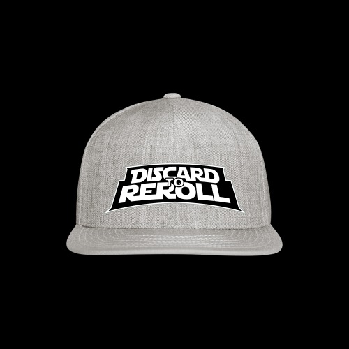 Discard to Reroll: Logo Only - Snapback Baseball Cap